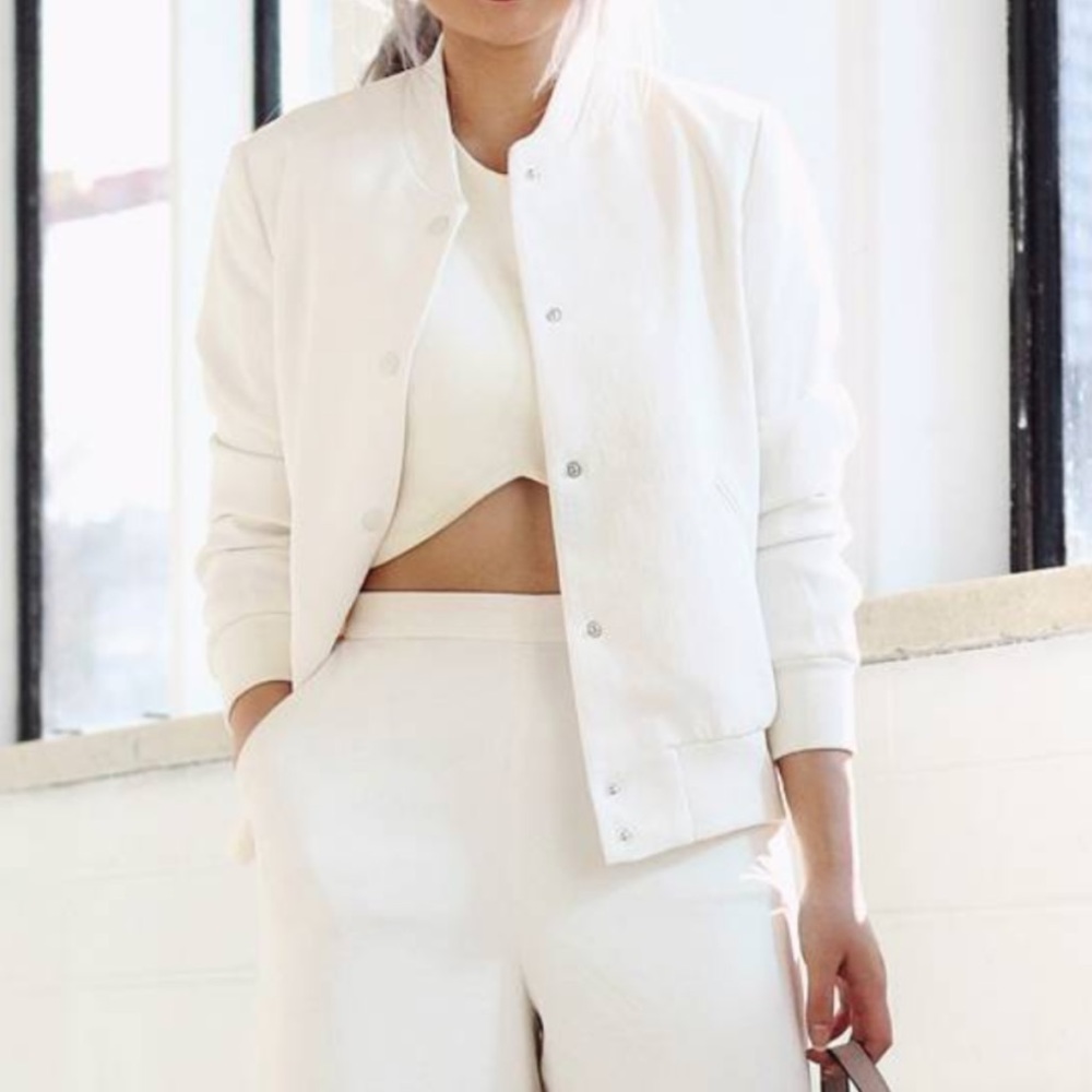 aritzia wilfred poussin bomber